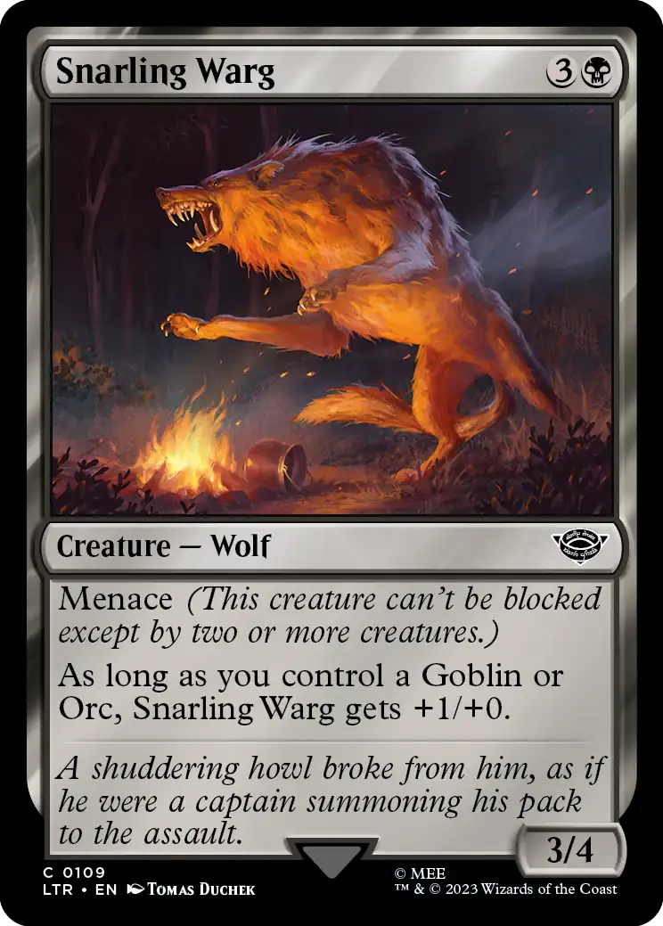 Snarling Warg