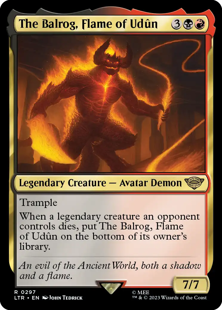The Balrog, Flame of Udûn