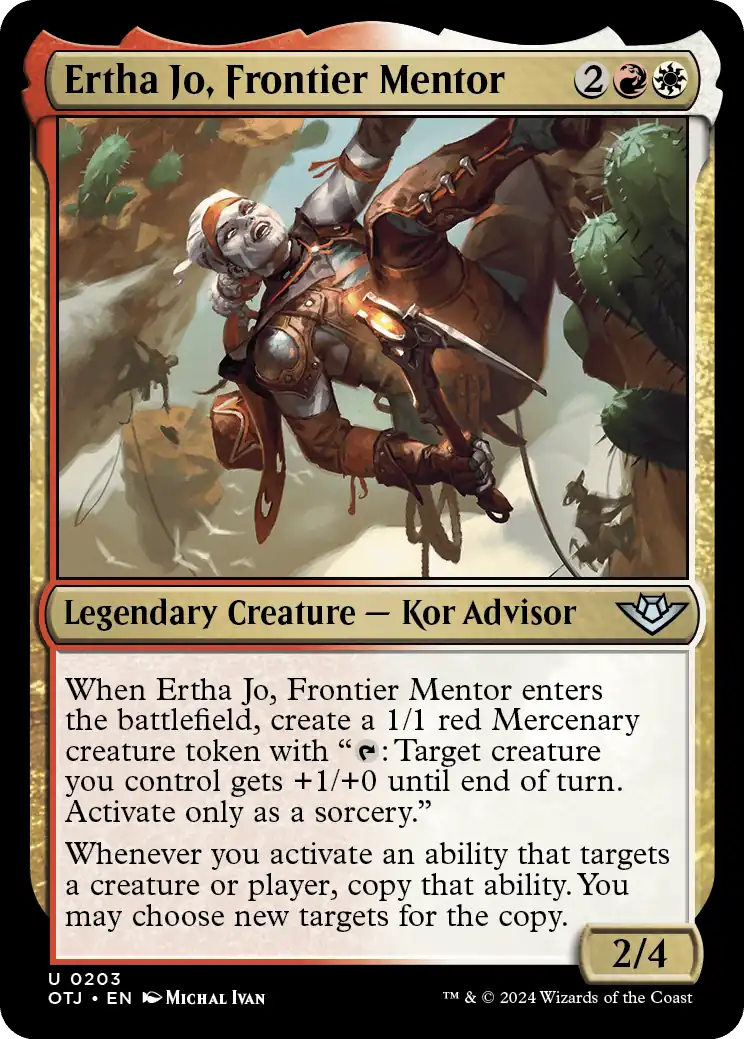 Ertha Jo, Frontier Mentor