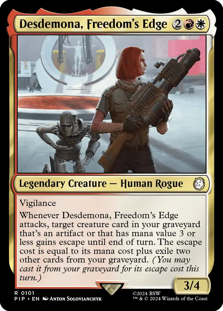 Desdemona, Freedom's Edge